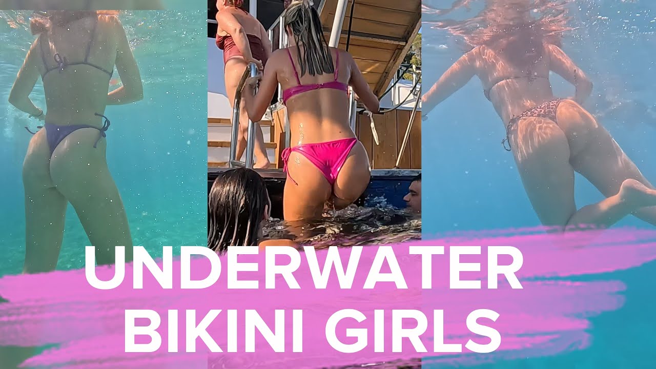 Crazy river Nessebar Waterpark 4k60 Bikini Girls